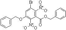CAS#: 67973-25-5, Benzyl 3-(benzyloxy)-5-bromo-2,6-dinitrobenzoate