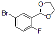 CAS 登录号：679840-30-3， 1-溴-3-(1,3-二氧戊环-2-基)-4-氟苯