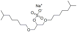 CAS 登录号：67989-72-4， 2-(异辛基氧基)-1-[(异辛基氧基)甲基]乙基硫酸酯钠盐