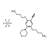 CAS 登录号：68015-88-3， 2,5-二丁氧基-4-(4-吗啉基)偶氮苯六氟磷酸盐