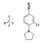 CAS#: 68015-92-9, 3-Chloro-4-(1-pyrrolidinyl)benzenediazonium hexafluorophosphate