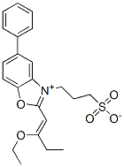 CAS 登录号：68025-27-4， 2-(2-乙氧基丁-1-烯基)-5-苯基-3-(3-磺酸基丙基)苯并恶唑鎓