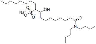 CAS#: 68039-16-7, 18-(Dibutylamino)-10-Hydroxy-18-Oxo-9-Octadecanesulfonic Acid Monosodium Salt
