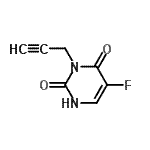 CAS#: 680575-05-7, 5-Fluoro-3-(2-propyn-1-yl)-2,4(1H,3H)-pyrimidinedione
