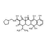 CAS#: 68060-64-0, 4-(Dimethylamino)-6,10,11,12a-tetrahydroxy-2-{hydroxy[(1-pyrrolidinylmethyl)amino]methylene}-6-methyl-4a,5a,6,12a-tetrahydro-1,3,12(2H,4H,5H)-tetracenetrione