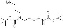 CAS#: 68076-39-1, 2-Methyl-2-propanyl (3-aminopropyl)[4-({[(2-methyl-2-propanyl)oxy]carbonyl}amino)butyl]carbamate