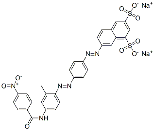 CAS#: 68084-11-7, Disodium 7-[[4-[[2-Methyl-4-[(4-Nitrobenzoyl)Amino]Phenyl]Azo]Phenyl]Azo]Naphthalene-1,3-Disulphonate