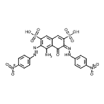CAS#: 68084-24-2, (3E)-5-Amino-6-[(E)-(4-nitrophenyl)diazenyl]-3-[(4-nitrophenyl)hydrazono]-4-oxo-3,4-dihydro-2,7-naphthalenedisulfonic acid