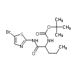 CAS 登录号：681143-11-3， N-(5-溴-1,3-噻唑-2-基)-N<sup>2</sup>-{[(2-甲基-2-丙基)氧基]羰基}正缬氨酰胺