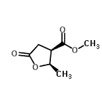 CAS#: 681179-34-0, Methyl (2R,3R)-2-methyl-5-oxotetrahydro-3-furancarboxylate