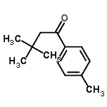 CAS#: 681215-86-1, 3,3-Dimethyl-1-(4-methylphenyl)-1-butanone