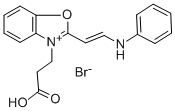 CAS#: 68123-41-1, 2-(2-Anilinovinyl)-3-(2-Carboxyethyl)Benzoxazolium Bromide