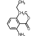 CAS 登录号：681247-17-6， 甲基2-氨基-6-乙氧基苯甲酸酯