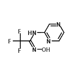 CAS 登录号:681249-55-8, (1Z)-2,2,2-三氟-N-羟基-N'-(2-吡嗪基)乙脒