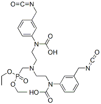 CAS#: 68133-14-2, Bis[[3-(Isocyanatomethyl)Phenyl]Carbamic Acid][[(Diethoxyphosphinyl)Methyl]Imino]Bis(2,1-Ethanediyl) Ester