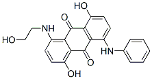CAS#: 68133-70-0, 1,5-Dihydroxy-4-[(2-Hydroxyethyl)Amino]-8-(Phenylamino)Anthraquinone
