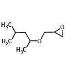 CAS#: 68134-06-5, 2-{[(4-Methyl-2-pentanyl)oxy]methyl}oxirane