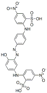 CAS#: 68134-19-0, 2-[[4-[[2-Hydroxy-5-[(4-Nitro-2-Sulfophenyl)Amino]Phenyl]Azo]Phenyl]Amino]-5-Nitrobenzenesulfonic Acid