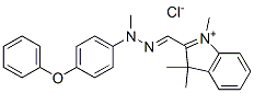 CAS#: 68134-37-2, 1,3,3-Trimethyl-2-[[Methyl(4-Phenoxyphenyl)Hydrazono]Methyl]-3H-Indolium Chloride