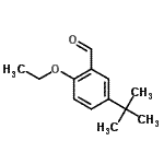 CAS#: 681443-01-6, 2-Ethoxy-5-(2-methyl-2-propanyl)benzaldehyde