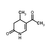 CAS 登录号：681473-86-9， 5-乙酰基-4-甲基-3,4-二氢-2(1H)-吡啶酮