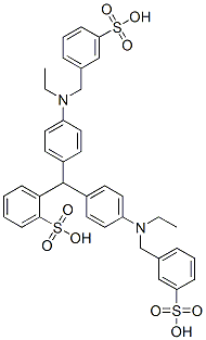 CAS#: 68155-73-7, 2-[Bis[4-[Ethyl[(3-Sulphophenyl)Methyl]Amino]Phenyl]Methyl]Benzenesulphonic Acid