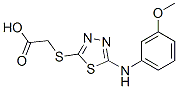 CAS#: 68161-40-0, ({5-[(3-Methoxyphenyl)Amino]-1,3,4-Thiadiazol-2-Yl}Thio)Acetic Acid