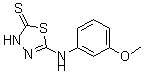 CAS#: 68161-58-0, 5-[(3-Methoxyphenyl)Amino]-1,3,4-Thiadiazole-2(3H)-Thione