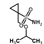 CAS#: 681808-74-2, 1-(isopropoxymethyl)cyclopropane-1-sulfonamide