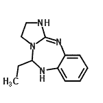 CAS#: 681811-29-0, 5-Ethyl-2,3,5,6-tetrahydro-1H-imidazo[2,1-b][1,3,5]benzotriazepine