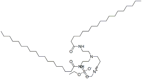 CAS#: 68189-22-0, [3-[Bis[2-[(1-Oxooctadecyl)Amino]Ethyl]Amino]Propylidyne]Ethylammonium Ethyl Sulphate