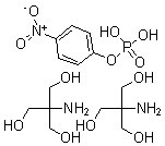 CAS 登录号：68189-42-4， 4-硝基苯基磷酸酯二(三(羟基甲基)甲胺)盐