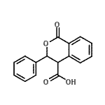 CAS#: 68204-74-0, 1-Oxo-3-phenyl-3,4-dihydro-1H-isochromene-4-carboxylic acid