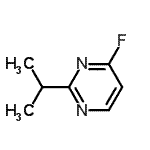 CAS#: 68210-29-7, 4-Fluoro-2-isopropylpyrimidine