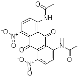 CAS 登录号：68213-93-4， N,N-(9,10-二氢-4,5-二硝基-9,10-二氧代-1,8-蒽二基)二-乙酰胺