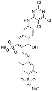 CAS#: 68214-67-5, 3-[(2,5-Dimethyl-4-Sulfophenyl)Azo]-4-Hydroxy-7-[(2,5,6-Trichloropyrimidin-4-Yl)Amino]-2-Naphthalenesulfonic Acid Disodium Salt
