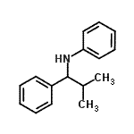 CAS#: 68230-42-2, N-(2-Methyl-1-phenylpropyl)aniline