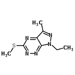 CAS#: 682319-82-0, 1-Ethyl-3-methyl-5-(methylsulfanyl)-1H-pyrazolo[4,3-e][1,2,4]triazine