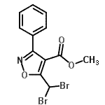 CAS#: 682352-68-7, Methyl 5-(dibromomethyl)-3-phenyl-1,2-oxazole-4-carboxylate