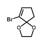 CAS#: 68241-78-1, 6-Bromo-1,4-dioxaspiro[4.4]non-6-ene