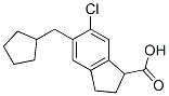 CAS 登录号：68266-57-9， 6-氯-5-(环戊基甲基)-2,3-二氢-1H-茚-1-羧酸