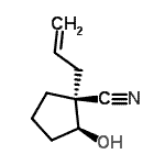 CAS#: 682746-85-6, (1R,2S)-1-Allyl-2-hydroxycyclopentanecarbonitrile