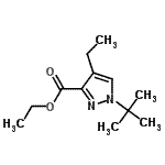CAS 登录号：682757-46-6， 乙基4-乙基-1-(2-甲基-2-丙基)-1H-吡唑-3-羧酸酯