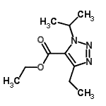 CAS#: 682757-70-6, Ethyl 4-ethyl-1-isopropyl-1H-1,2,3-triazole-5-carboxylate