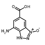 CAS#: 682779-23-3, 7-Amino-1H-benzotriazole-5-carboxylic acid 3-oxide