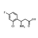CAS 登录号：682803-74-3， 3-氨基-3-(2-氯-4-氟-苯基)丙酸
