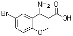 CAS 登录号：682804-26-8， 3-氨基-3-(5-溴-2-甲氧基-苯基)丙酸