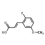 CAS#: 682805-01-2, (2E)-3-(2-Fluoro-5-methoxyphenyl)acrylic acid