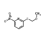 CAS#: 682809-83-2, 2-[(Methoxymethyl)sulfanyl]-6-nitropyridine