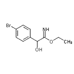 CAS 登录号：683198-58-5， 乙基2-(4-溴苯基)-2-羟基乙亚氨酸酯